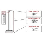 For Mazda 626 1988-1992 Itm Engine RV35040 Exhaust Valve New. Price: $12.63.