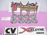 New Xceldyne Titanium Intake Valves 6 Mm 2.180" Head 5.740" Long 130" Tip. Price: $400.00.