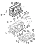 Genuine Mopar Piston Oil Cooler Jet 68133413AA New. Price: $22.73.