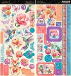 Graphic 45 "flight Of Fancy" Sticker Set 2 Sheets Birds Butterflies, Scrapjack's New. Price: $7.99.