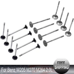New Intake & Exhaust Valves Set For Mercedes Benz W205 M270 M264 2.0L 2640530100. Price: $86.69.