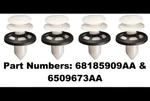 4 New Oem Door Panel Clips! Fits Mopar Dodge Challenger Charger Durango Jeep Etc. Price: $16.50.