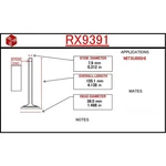 Itm Engine Components RX9391 Exhaust Valve New. Price: $20.99.