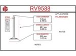 Engine Intake Valve Itm RV9588 New. Price: $11.96.