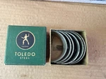 Vintage Toledo Steel Cb 183M Connecting Rod Bearings Set Nos Oem Made Usa New. Price: $19.00.