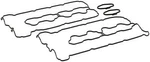 Engine Valve Cover Gasket Set Elring 008560 For Bmw 750LI, 550I New. Price: $88.12.