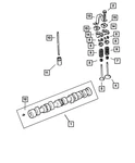 Genuine Mopar Intake Valve 53010512AA New. Price: $22.54.