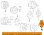 Gm Oem 03-05 Sunfire Wheels Covers Trim-wheel 9594428 New. Price: $148.40.