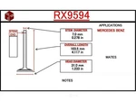 Engine Exhaust Valve Itm RX9594 Fits 1994 Mercedes C280 2.8L-L6 New. Price: $39.99.