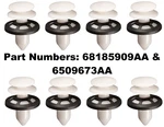 8 Door Panel Clips! For Mopar Jeep Cherokee Wrangler Grand Chrysler Etc New. Price: $16.95.