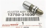 Toyota Genuine Adjuster Assy, Valve Lash 13750 - 31030 New. Price: $24.74.