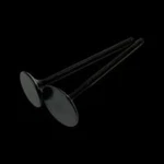 Brian Crower 33MM Black Nitride Wflat Face Intake Valves Fits B18C/B16A/B17A New. Price: $190.52.