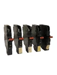 (lot Of 5) Federal Pacific NC120 Amp Pole Thin Circuit Breaker - Red Handle Used. Price: $29.99.