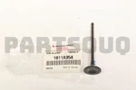1011A354 Genuine Mitsubishi Valve,exhaust New. Price: $14.84.