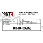 Brian Tooley Camshaft BTR-TURBOSTG3; Stage V2 .618 In. For 05-19 Gm Ls New. Price: $409.99.