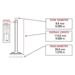 For Honda Civic 1982-1983 Itm Engine RV9334 Exhaust Valve New. Price: $11.18.