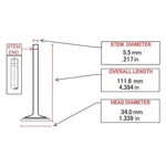 For Toyota Celica 2000-2005 Itm Engine RV9632 Intake Valve New. Price: $13.63.